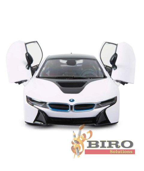 Masina cu telecomanda RASTAR 1:14 BMW i8, 71000, alba